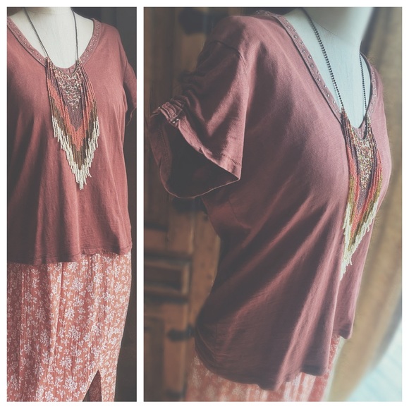 Tee V Neck Studded - Picture 4 of 16